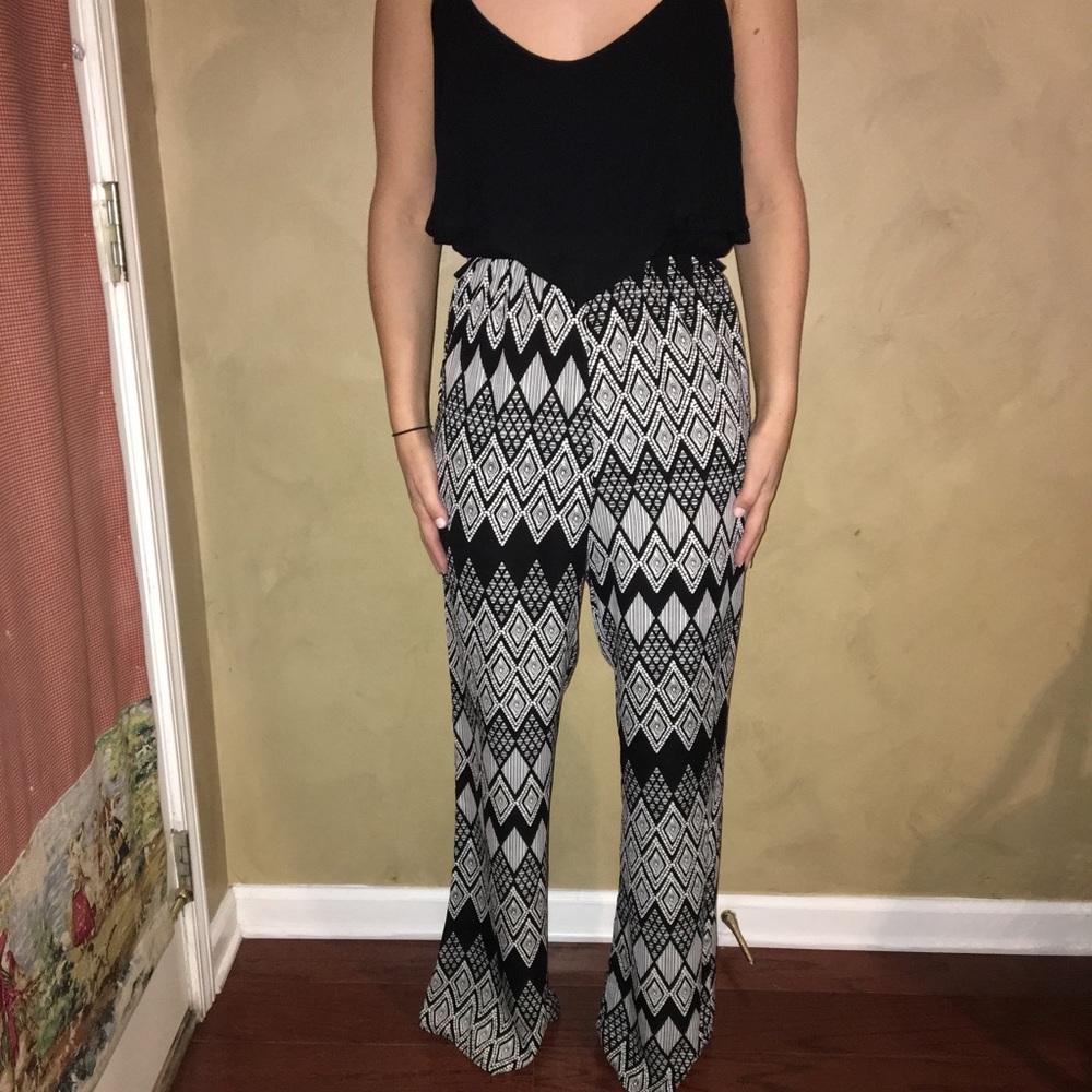 Black and White Jumpsuit